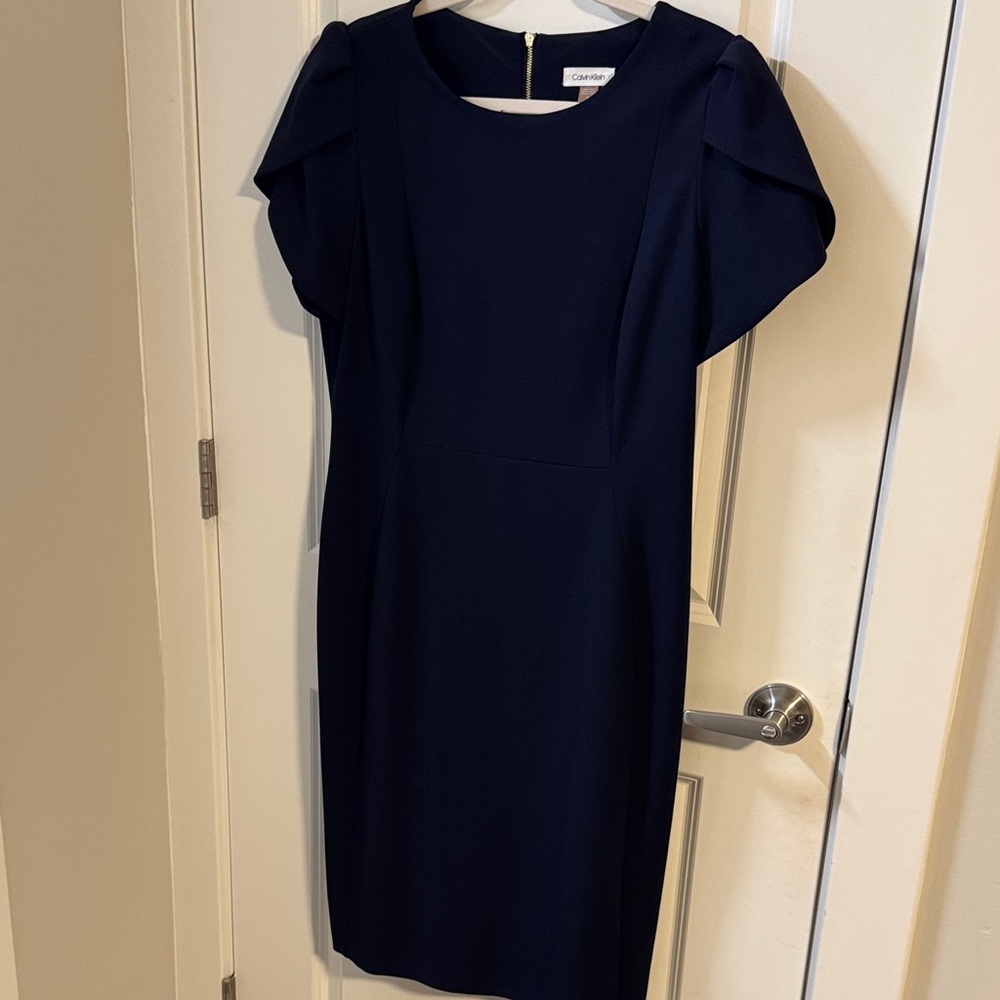 Calvin Klein Dark Blue Midi Dress
